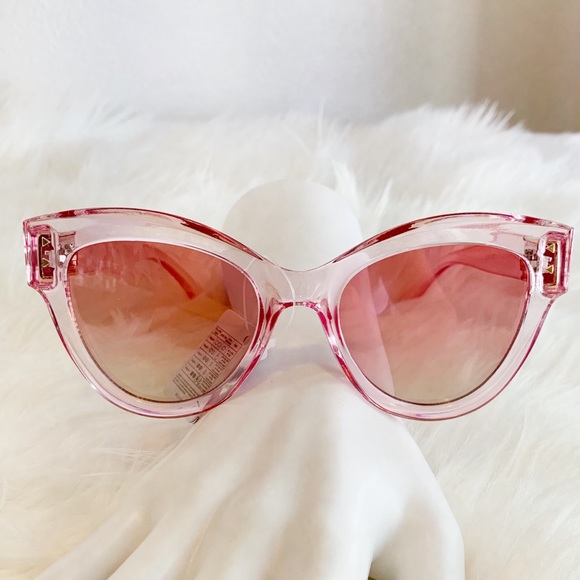 Pink Cat Eye Sunglasses - Picture 2 of 12